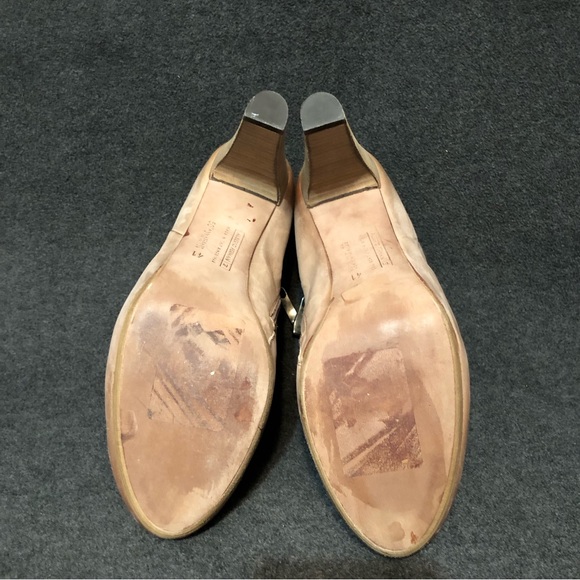 Alberto Fermani Women’s Brown Leather Almond Toe Heel Ankle Bootie Sz 41 US 10.5 - Picture 7 of 10